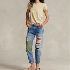 Polo Ralph Lauren The Slim Tapered Patchwork Jean 25